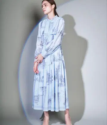 그레이스 콘티넨탈 뉴욕 프린트 원피스