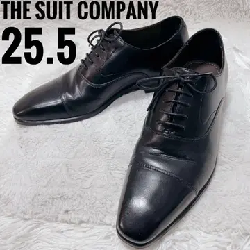 더 수트 컴퍼니 리얼 가죽 비즈니스 슈즈 스트레이트 팁 포멀