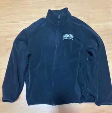 HKS 플리스 자켓 블랙