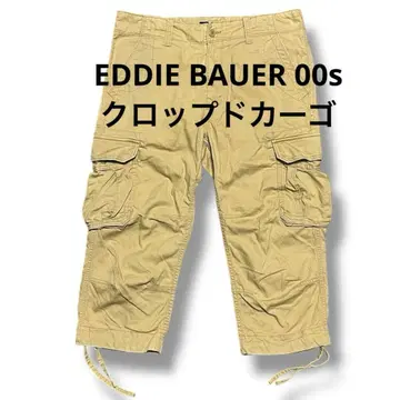 에디 바우어 00s 크롭 카고 팬츠 Y2K 파라슈트 팬츠