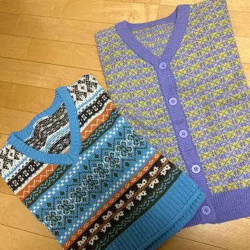 니코앤드 니트 니트 가디건 세트