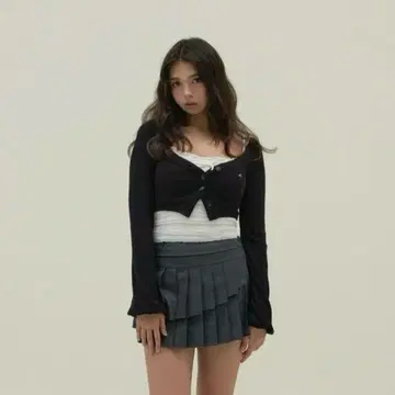 ANDMARY 아 드마리 Clala 레이어드 세트 블랙