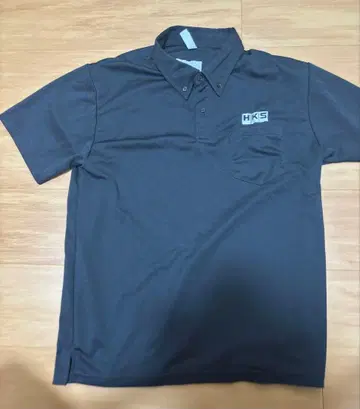 HKS 다크 그레이 피케 셔츠