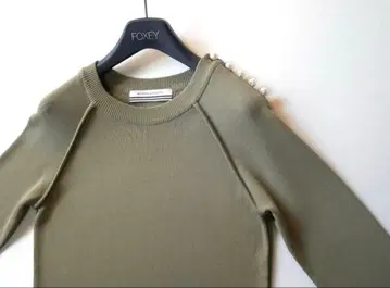 [ 얼룩 있음 ] 보더스 앳 발코니 펄 니트 36 카키