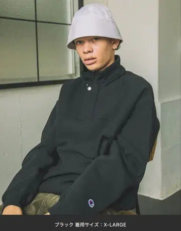 [ Champion x JS by SUPER MARKET ] 하프 지퍼