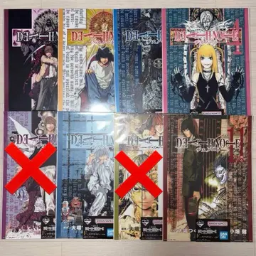 데스노트 제일복권 F상 클리어 포스터 6장 세트