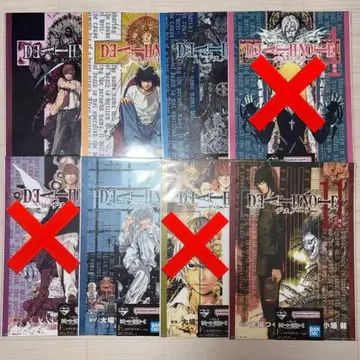 데스노트 제일복권 F상 클리어 포스터 5장 세트