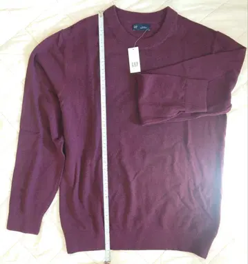 GAP 남성용 스웨터 S 사이즈 새상품 팥색