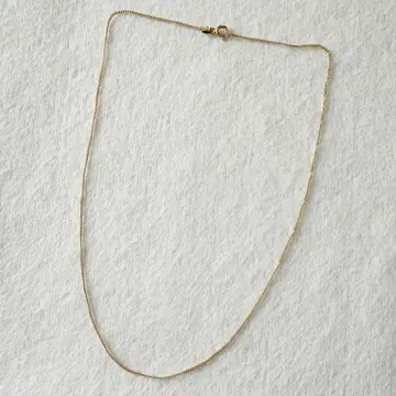 9k 골드 체인 목걸이 가는 체인