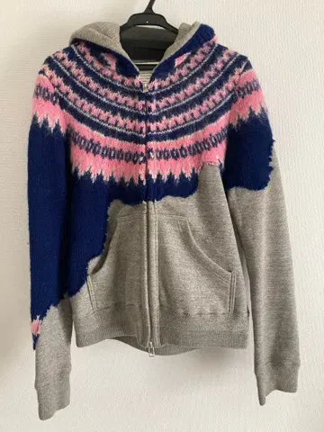 디저틱 리퀴드 니트 후드티