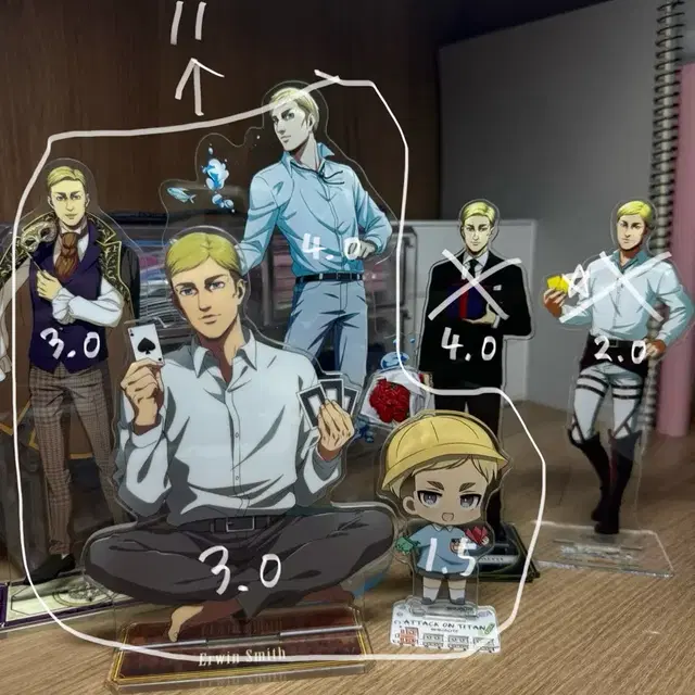 진격의 거인 엘빈 스미스 아크릴 스탠드