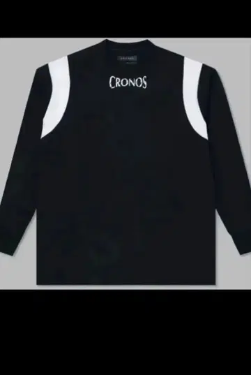 새상품급 CRONOS 블랙 긴팔 티셔츠