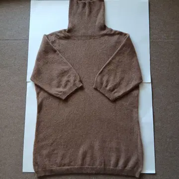 캐시미어 반팔 스웨터 여성용 L