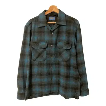 [ 완판템 ] FJ 감수 보드 셔츠 울 옴브레 셔츠 L 사이즈