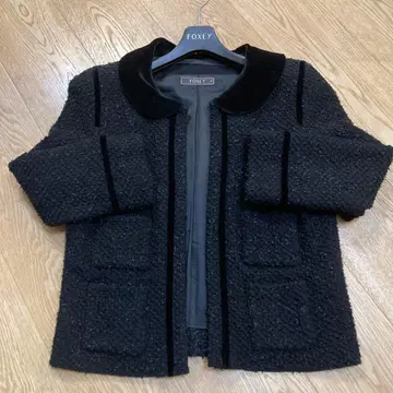 FOXEY 자켓 블랙 42