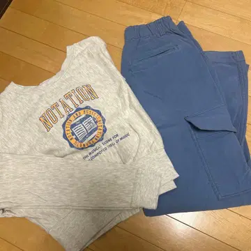 니코앤드 트레이닝복 카고 팬츠 세트