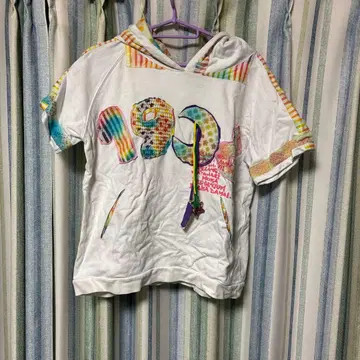 ELRODEO 엘르로데오 반팔 후드티