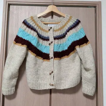 bulle de savon 손뜨개질 가디건