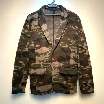 HIGHEST QUALITY 카모플라쥬 니트 테일러드 자켓