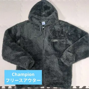 Champion 플리스 자켓 X-LARGE 그레이