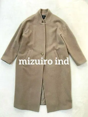 미즈이로 인드 울 코트 롱