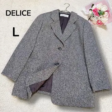 [ DELICE 도쿄 스타일 ] 울 트위드 테일러드 자켓 성인 미세스 L