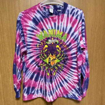WANIMA 타이다이 패턴 롱 슬리브 T셔츠 XL