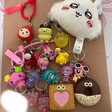 귀여운 캐릭터 키링 세트
