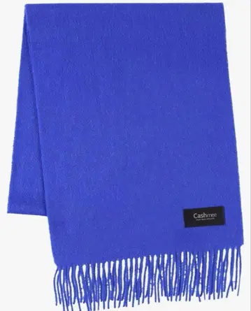 Cashmee 캐시미어 머플러 로얄 블루