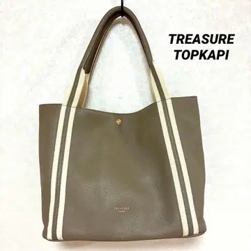 TREASURE TOPKAPI 소프트 슈링크 테이프 콤비 A4 토트