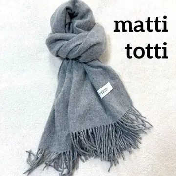 matti totti 마티 토티 캐시미어 100% 스톨 그레이