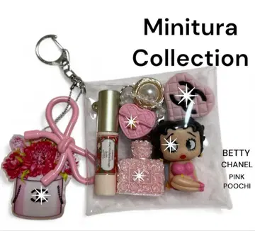 가챠 파우치 Betty Boop 핑크 파우치 화장품 파우치 베티