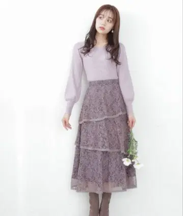 프로포션 바디 드레싱 캉캉 스커트 레이스 스커트