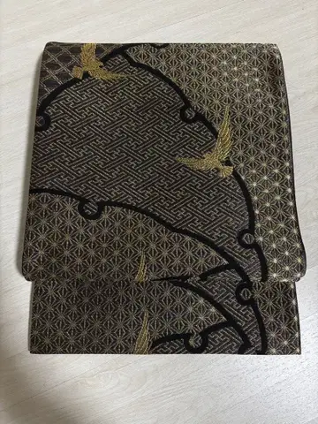 사이토 산사이의 유키와니 산사이조리 후쿠로 오비 o-68