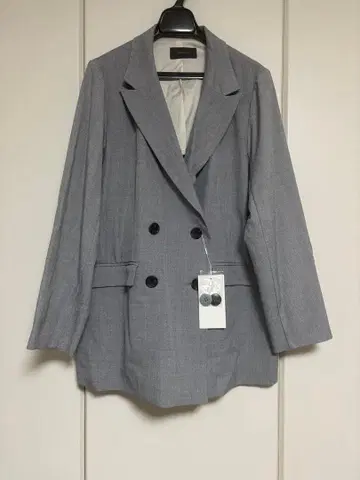 그레이 테일러드 자켓 미사용 택 포함