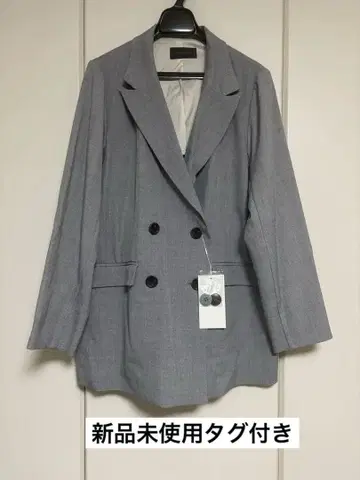 그레이 테일러드 자켓 미사용 택 포함