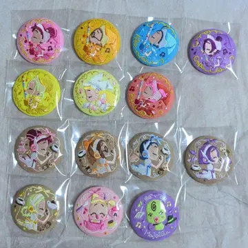 [ 14종류 풀컴프 세트 ] 오자마녀 도레미 자수 캔뱃지 비스켓