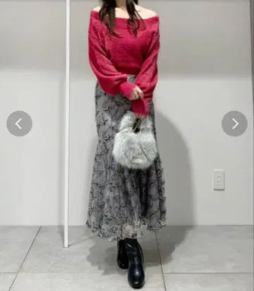 MERCURYDUO 샤기 니트