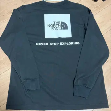 THE NORTH FACE 롱 슬리브 T셔츠 블랙