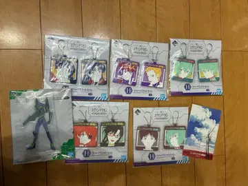 에반게리온 제일복권 러버 마스코트 세트 아크릴 스탠드 종합 세트