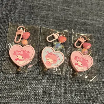 산리오 시크릿 키링 마이스위트 피아노 마이멜로디 3개 세트