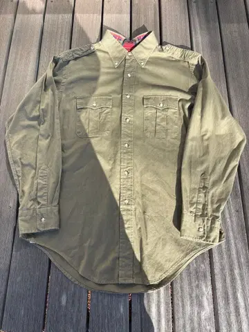 에디 바우어 70s 밀리터리 셔츠 빈티지 아메카지 블랙 택 전반기