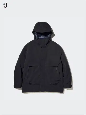 유니클로 J 하이브리드 다운 오버사이즈 파카