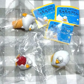 말랑말랑 오리 마스코트 피규어 3종 세트