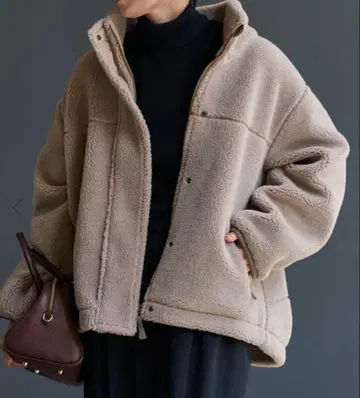 FRAMeWORK 울 보아 스탠드 블루종