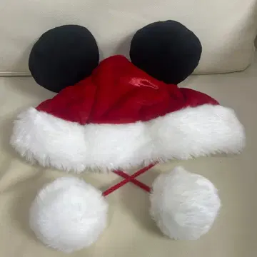 디즈니 크리스마스 2024 미키 귀 달린 산타 모자