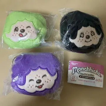 몽치치 가챠 페이스 봉제 인형