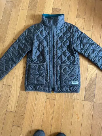 AARN 그레이 퀼팅 자켓