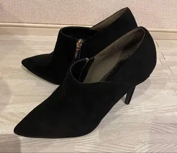 rienda 블랙 스웨이드 숏부츠