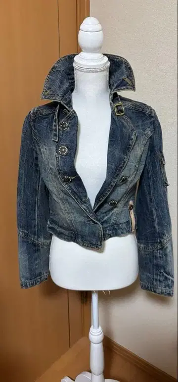 DE BASE 슬림핏 데님 자켓